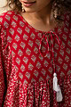 Image for Kusvaa Dr036 Nabya Cotton A Line Dress Closeup