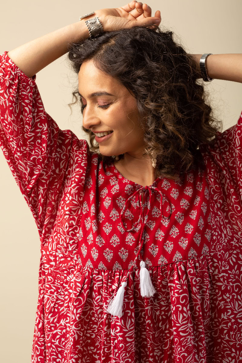 Image for Kusvaa Dr036 Nabya Cotton A Line Dress Featured