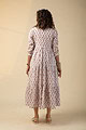 Image for Kusvaa Dr037 Diyasri Cotton A Line Dress Back