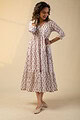 Image for Kusvaa Dr037 Diyasri Cotton A Line Dress Sleeves