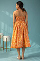Image for Kusvaa Dr038 Lina Cotton A Line Dress Closeup