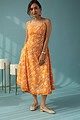 Image for Kusvaa Dr038 Lina Cotton A Line Dress Front