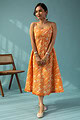 Image for Kusvaa Dr038 Lina Cotton A Line Dress Sitting