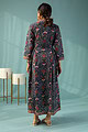 Image for Kusvaa Dr039 Prajkta Handblock Cotton A Line Dress Back