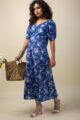 Image for Kusvaa Dr040 Bina Handblock Cotton Kurta Front