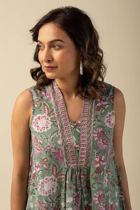 Image for Kusvaa Dr041 Jesika Handblock Cotton Tunic Featured