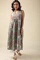 Image for Kusvaa Dr041 Jesika Handblock Cotton Tunic Sitting
