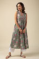 Image for Kusvaa Dr041 Jesika Handblock Cotton Tunic Sleeves