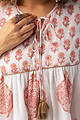 Image for Kusvaa Dr043 Tanirika Cotton A Line Dress Closeup 2
