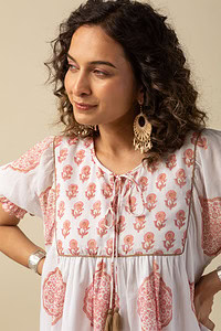 Image for Kusvaa Dr043 Tanirika Cotton A Line Dress Featured