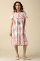 Image for Kusvaa Dr043 Tanirika Cotton A Line Dress Front