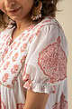 Image for Kusvaa Dr043 Tanirika Cotton A Line Dress Neck