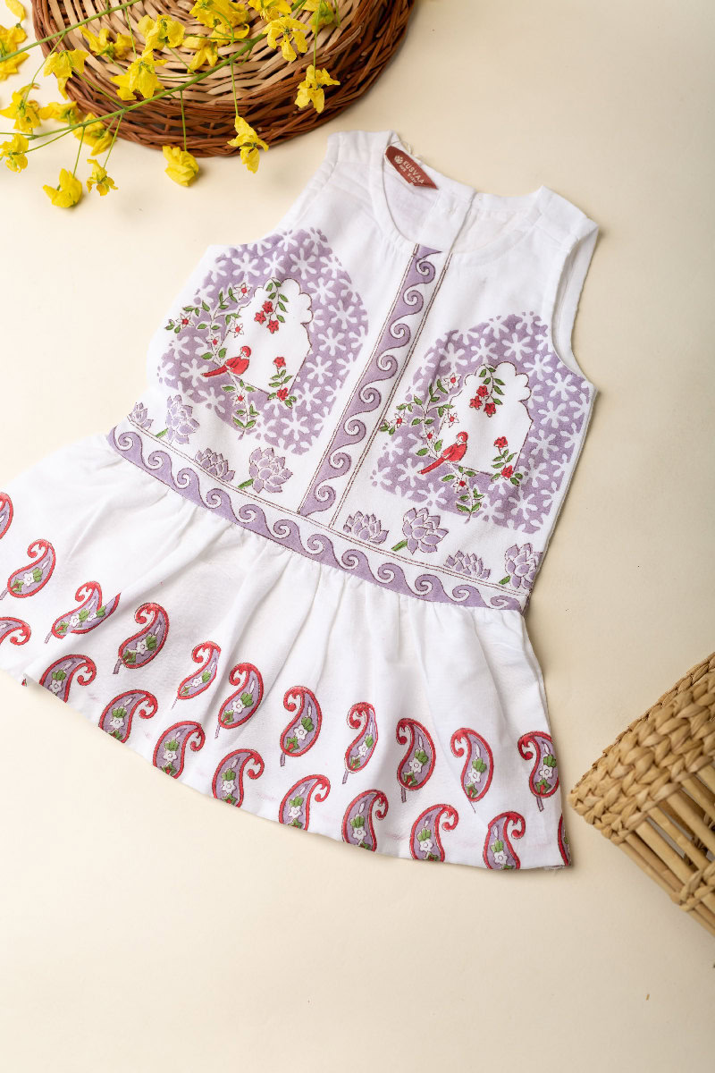 Image for Kusvaa Grw066 Aadisri Cotton Girls Frock Featured