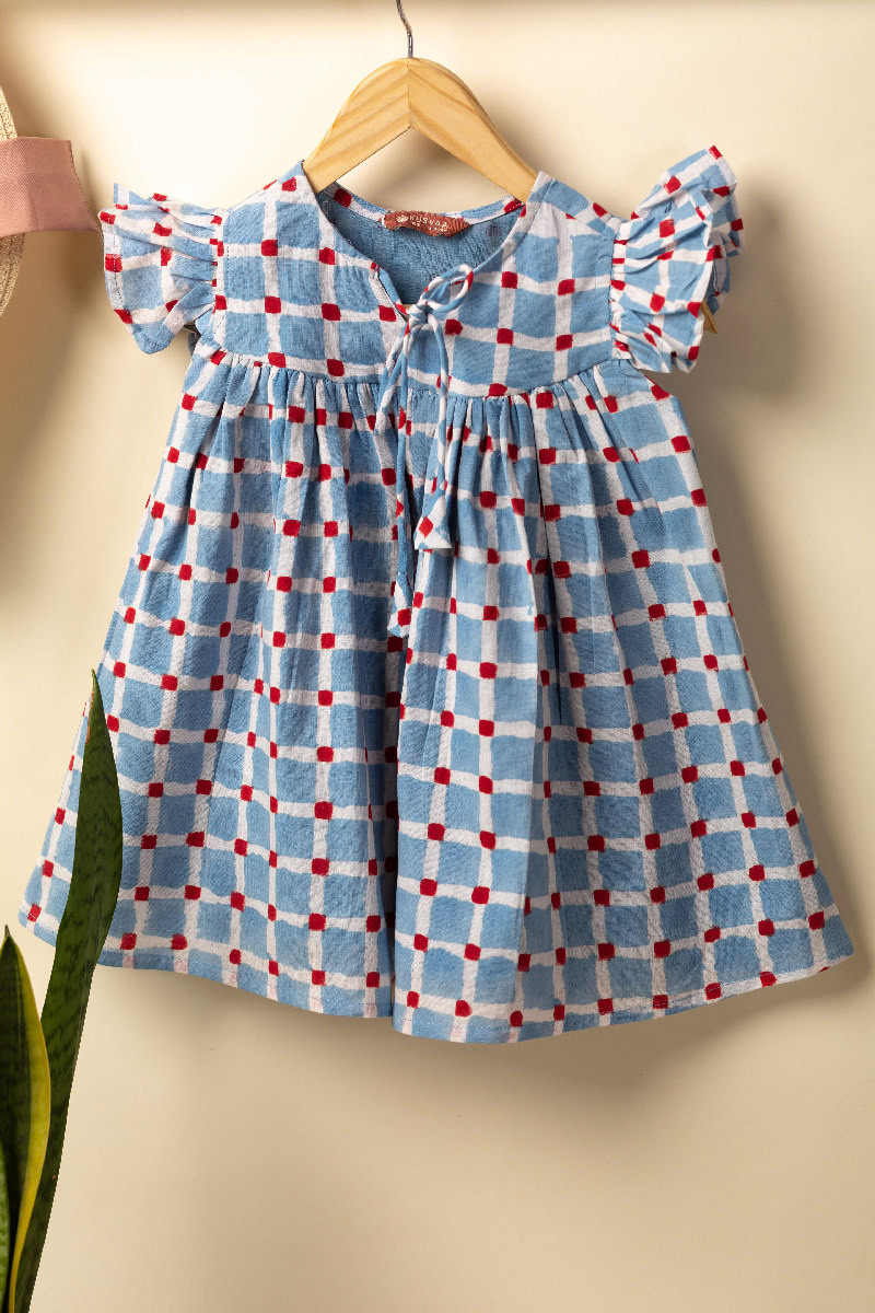 Image for Kusvaa Grw068 Samhita Cotton Girls Frock Featured
