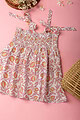 Image for Kusvaa Grw070 Pari Cotton Girls Frock Closeup