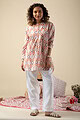 Image for Kusvaa Shk024 Helly Cotton Short Kurti Back