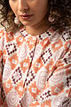Image for Kusvaa Shk024 Helly Cotton Short Kurti Closeup