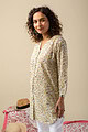 Image for Kusvaa Shk025 Pranavi Cotton Short Kurti Closeup 2 New