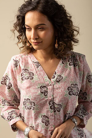 Image for Kusvaa Shk026 Jiya Cotton Short Kurti Featured