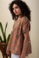 Image for Kusvaa Shkaf001 Zvika Hanblock Cotton Kaftan Front
