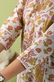 Image for Kusvaa Wkr148 Kartika Cotton Blockprint Kurta Closeup 2