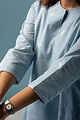 Image for Kusvaa Wkr151 Saina Handloom Cotton Kurta Closeup