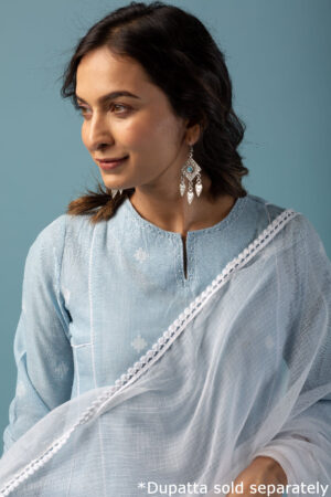 Image for Kusvaa Wkr151 Saina Handloom Cotton Kurta Featured