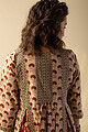 Image for Kusvaa Wkr154 Bina Handblock Cotton Kurta Closeup 6