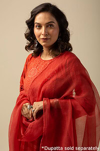 Image for Kusvaa Wkr156 Beera Cotton Straight Fit Kurta Featured