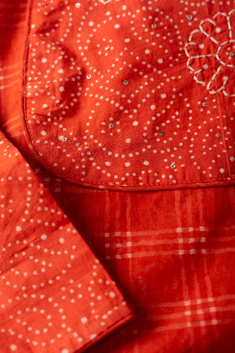 Image for Kusvaa Wkr156 Beera Cotton Straight Fit Kurta Pocket