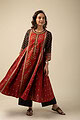 Image for Kusvaa Wkr161 Yuvika Cotton A Line Kurta Side