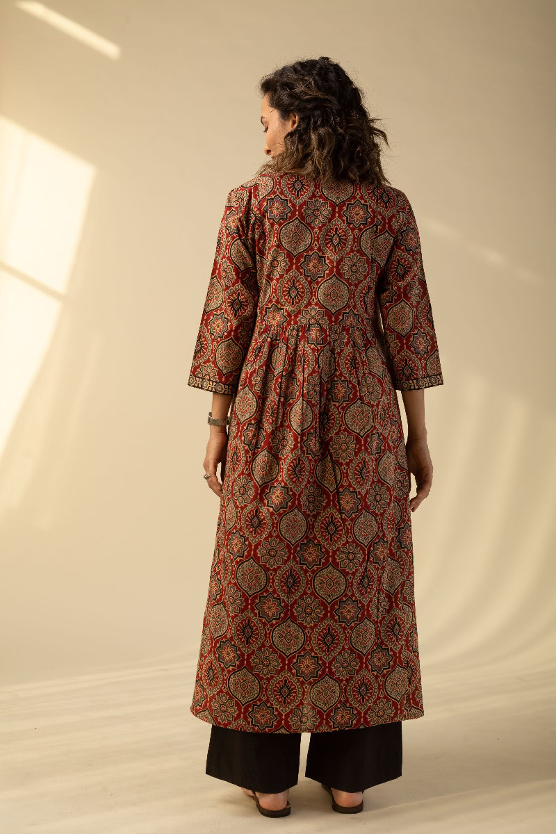 Image for Kusvaa Wkr162 Jivika Cotton Kurta Front