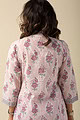 Image for Kusvaa Wkr164 Jishu Cotton A Line Kurta Closeup
