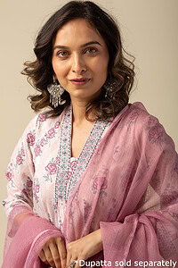 Image for Kusvaa Wkr164 Jishu Cotton A Line Kurta Featured Latest