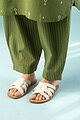 Image for Kusvaa Cood097 Sriyasri Handloom Cotton Kurta Pant Set Closeup 2
