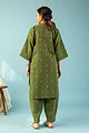Image for Kusvaa Cood097 Sriyasri Handloom Cotton Kurta Pant Set Side