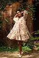 Image for Kusvaa Dr045 Gargi Cotton A Line Dress Side