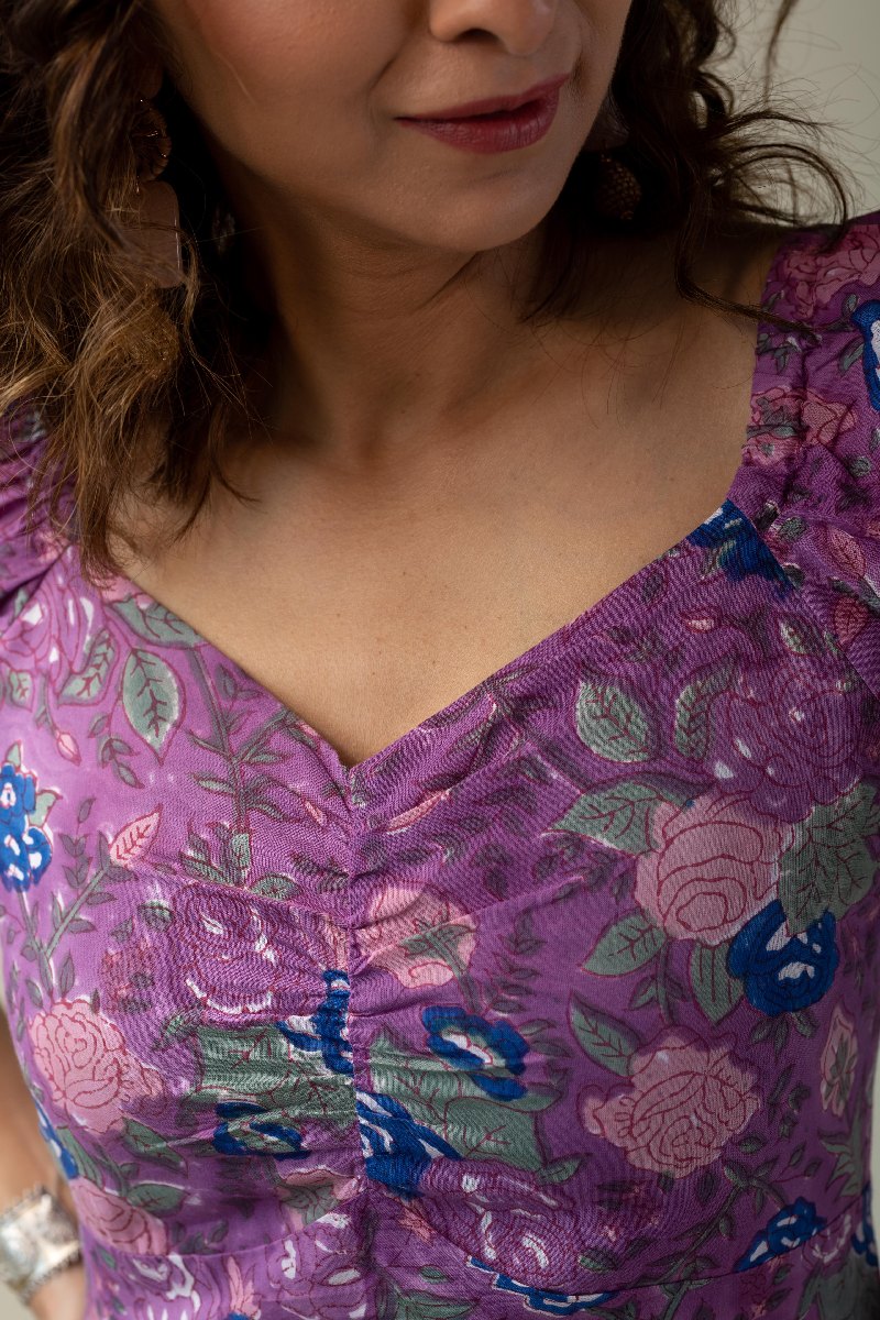 Image for Kusvaa Dr048 Lavina Cotton A Line Dress Closeup