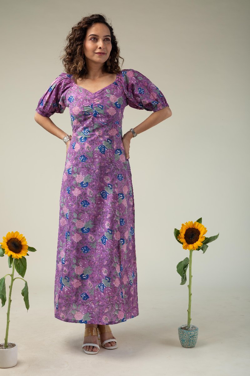 Image for Kusvaa Dr048 Lavina Cotton A Line Dress Pocket
