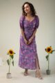 Image for Kusvaa Dr048 Lavina Cotton A Line Dress Side