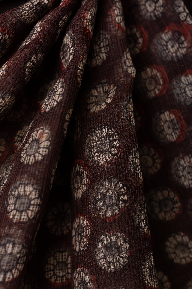 Image for Kusvaa Dup226 Aabha Kota Doriya Dupatta Closeup 2
