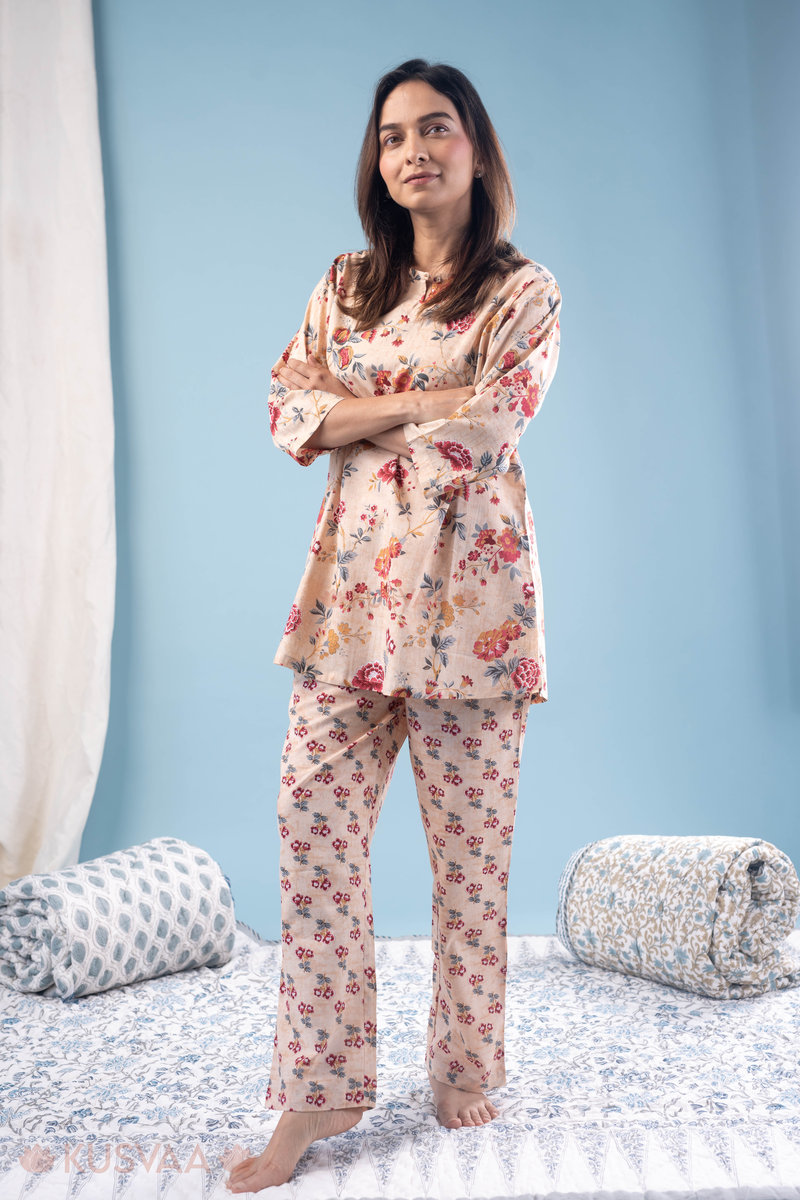 Image for Kusvaa Lwj003 Romy Cotton Loungewear Set Side