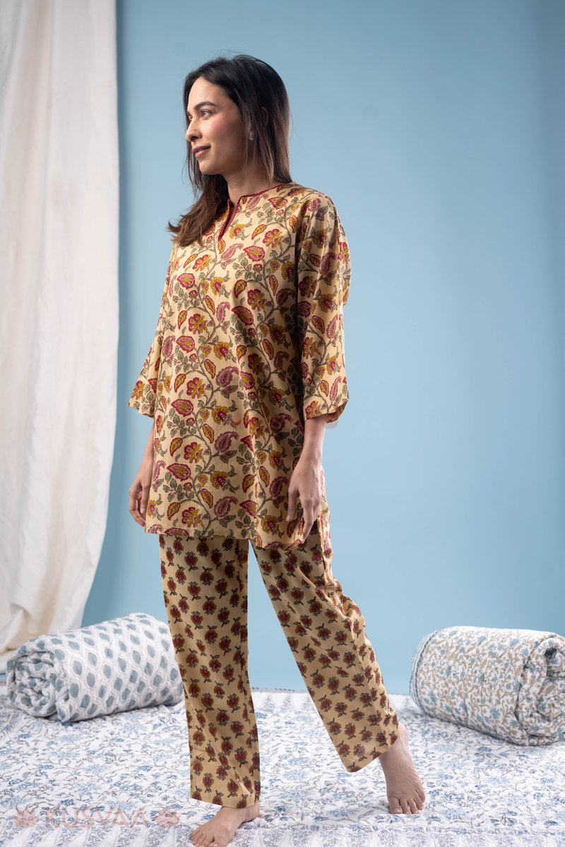 Image for Kusvaa Lwj004 Stuti Cotton Loungewear Set Front