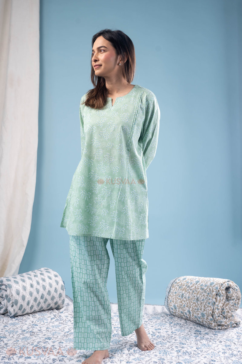 Image for Kusvaa Lwj005 Lora Cotton Loungewear Set Side