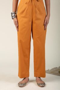 Image for Kusvaa Pnt011 Cotton Popline Pant With Pocket Mustard Featured
