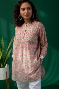 Image for Kusvaa Shk027 Aarushi Cotton Short Kurti Featured