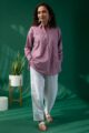 Image for Kusvaa Shk029 Brinda Handloom Cotton Short Kurti Back