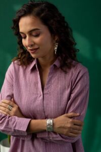 Image for Kusvaa Shk029 Brinda Handloom Cotton Short Kurti Featured