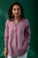 Image for Kusvaa Shk029 Brinda Handloom Cotton Short Kurti Front