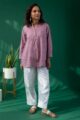 Image for Kusvaa Shk029 Brinda Handloom Cotton Short Kurti Side